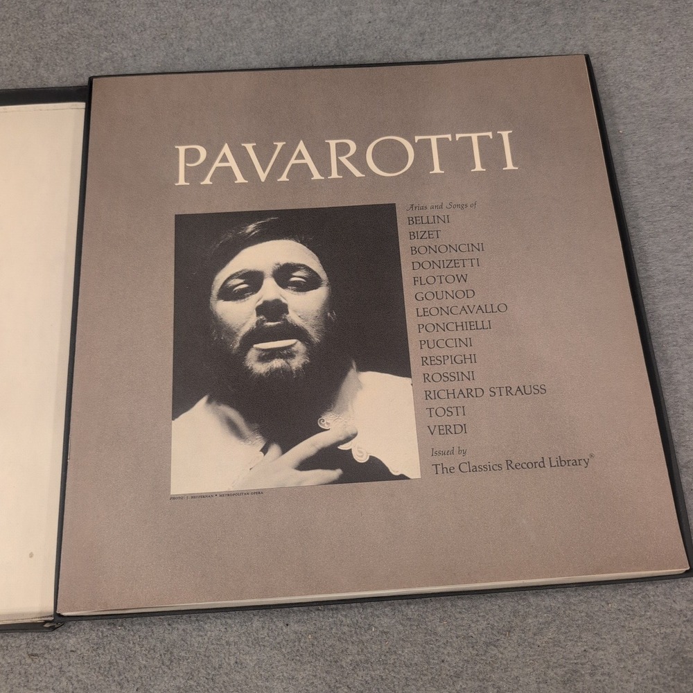 Luciano Pavarotti Arias and Songs 3 LP Vinyl Box Set London 80-5635 Classical - Picture 2 of 3